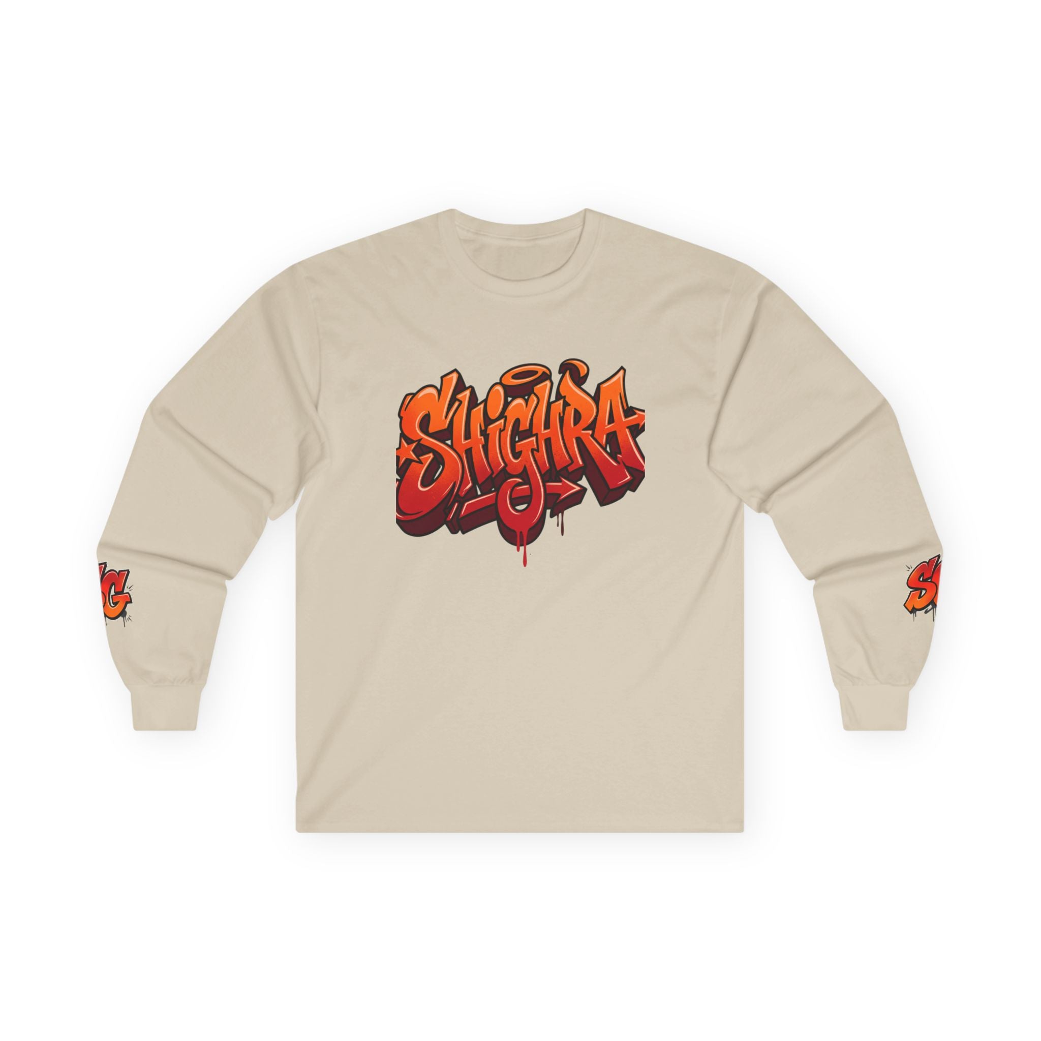 Long Sleeve Tee — 'Shigara' Graffiti Streetwear Shirt