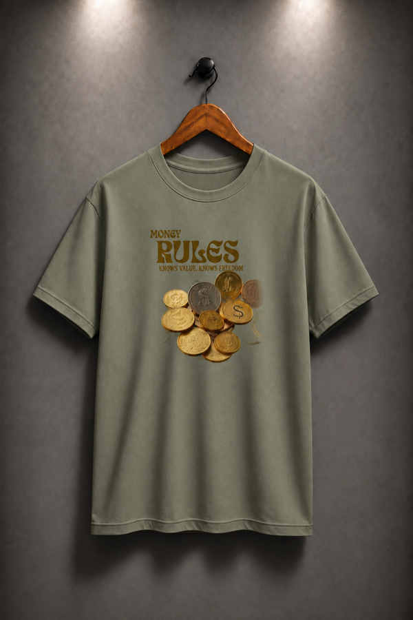 'Money Rules' - Cotton Tee