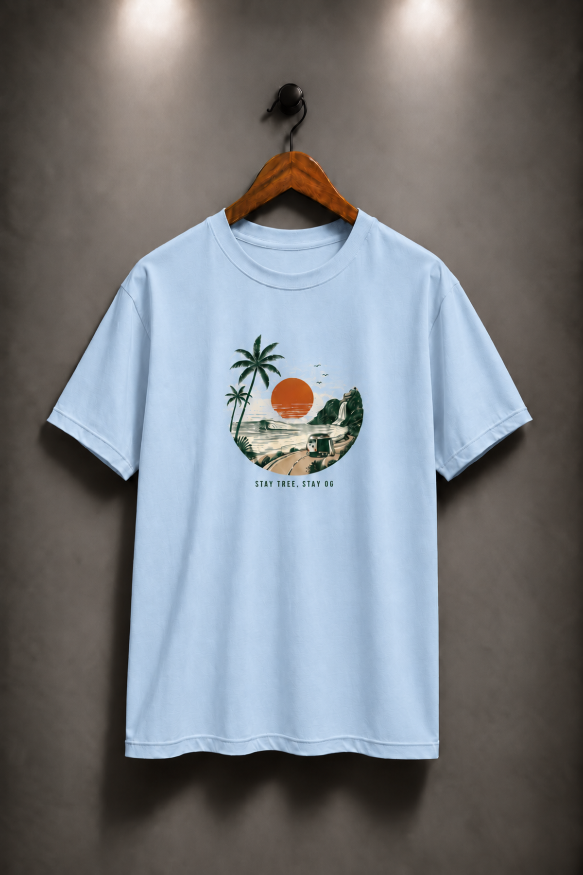 Sunset View Cotton Tee