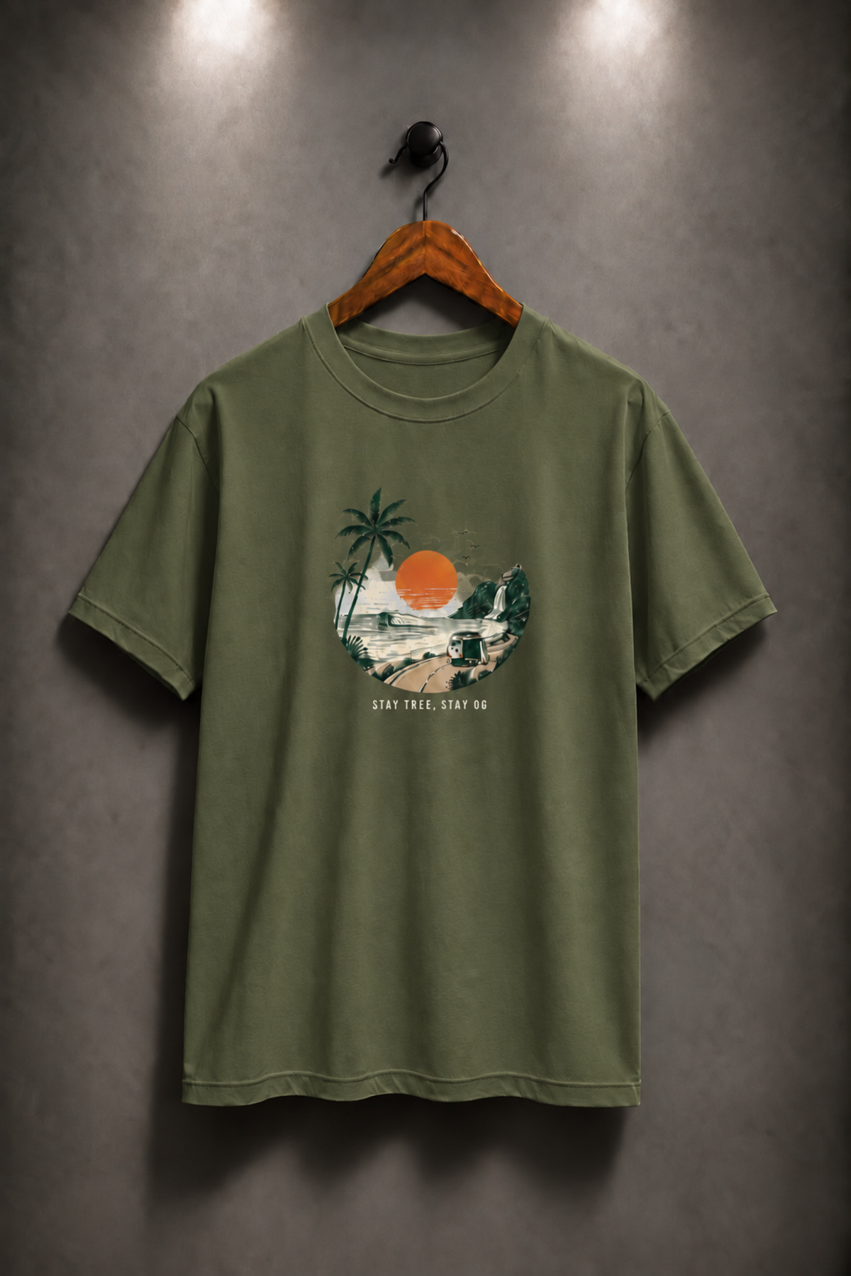 Sunset View Cotton Tee