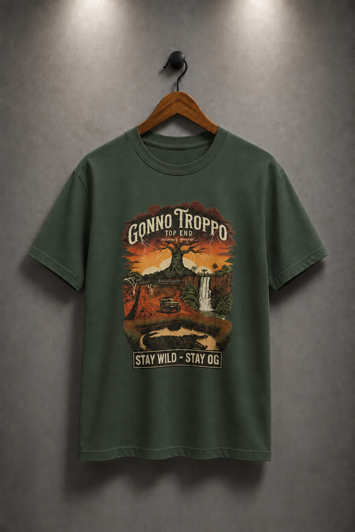 'Gone Troppo' Graphic Cotton Tee