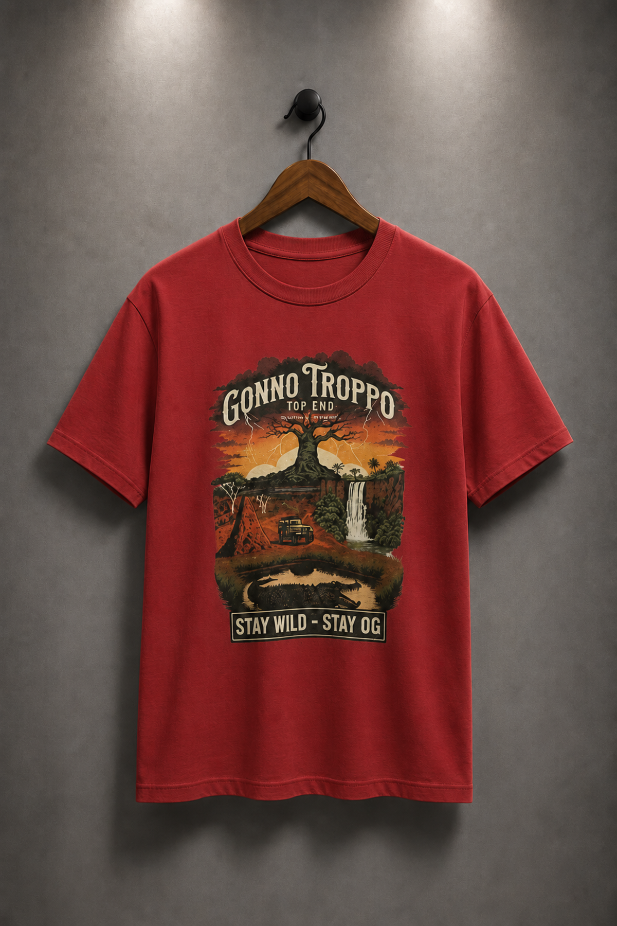 'Gone Troppo' Graphic Cotton Tee