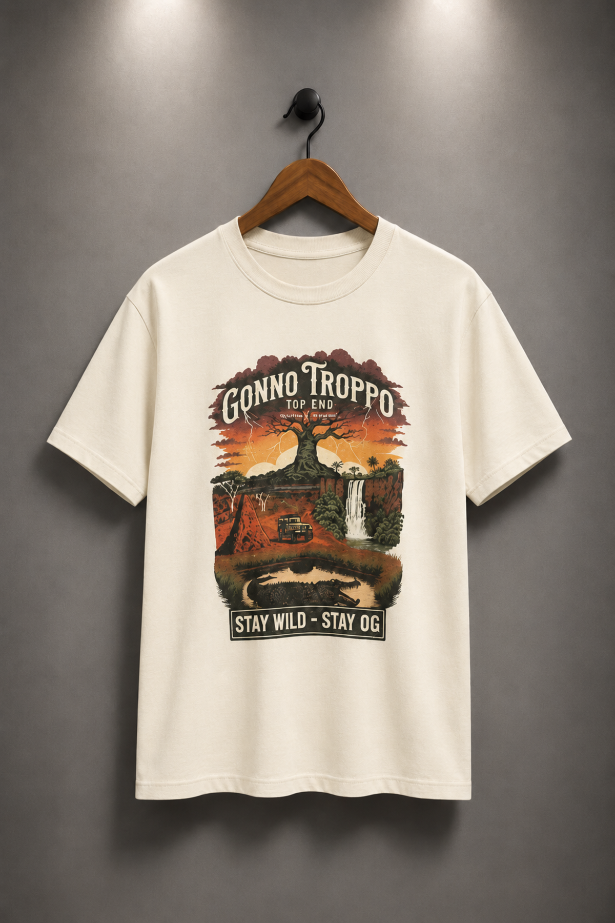 'Gone Troppo' Graphic Cotton Tee