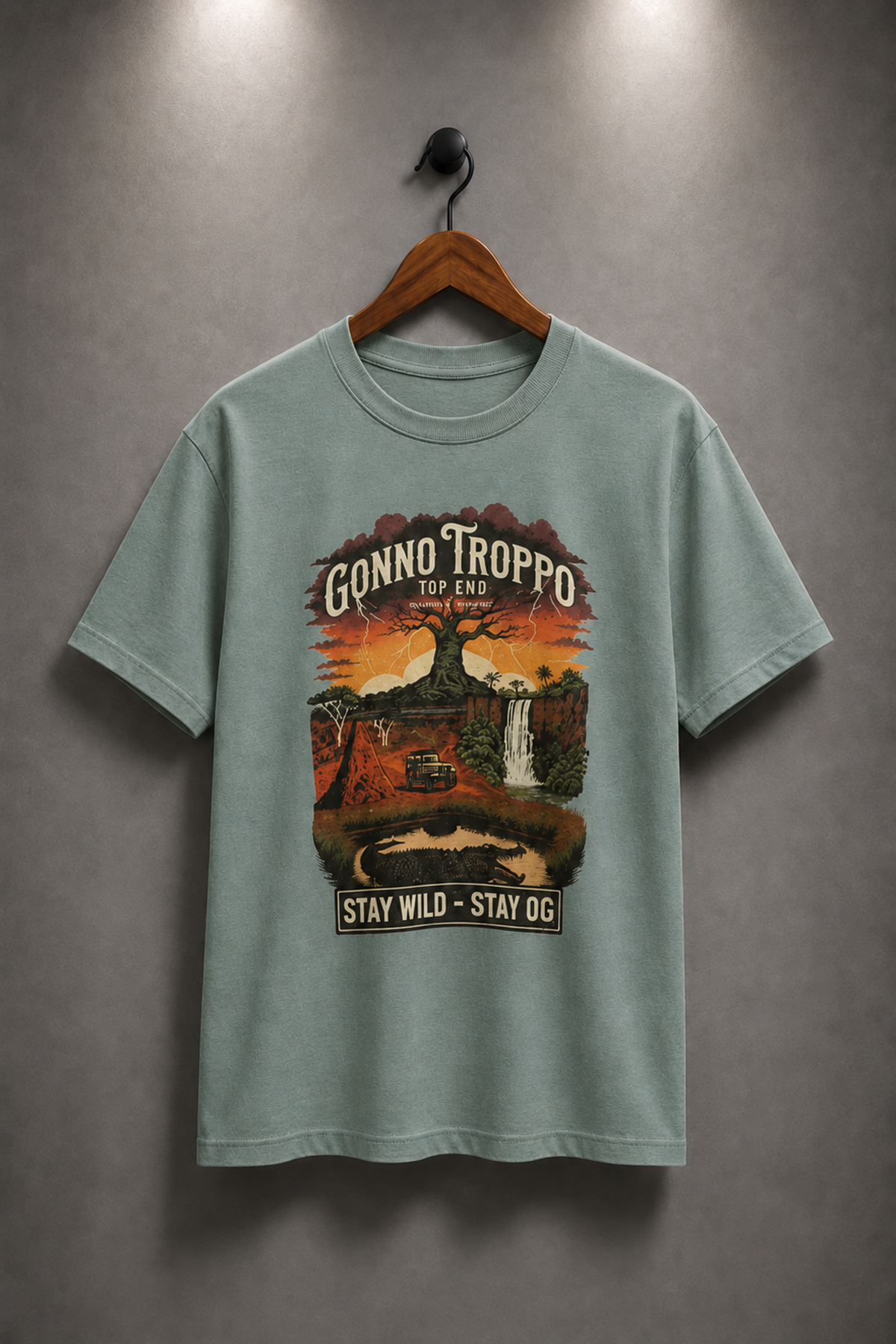 'Gone Troppo' Graphic Cotton Tee
