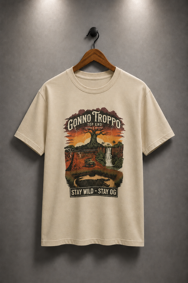 'Gone Troppo' Graphic Cotton Tee