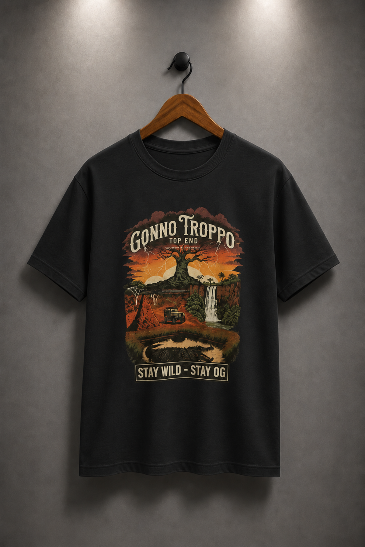 'Gone Troppo' Graphic Cotton Tee