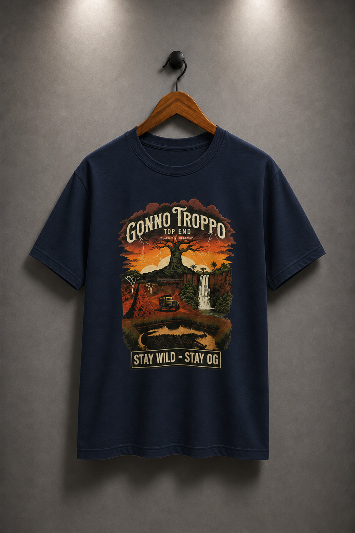 'Gone Troppo' Graphic Cotton Tee