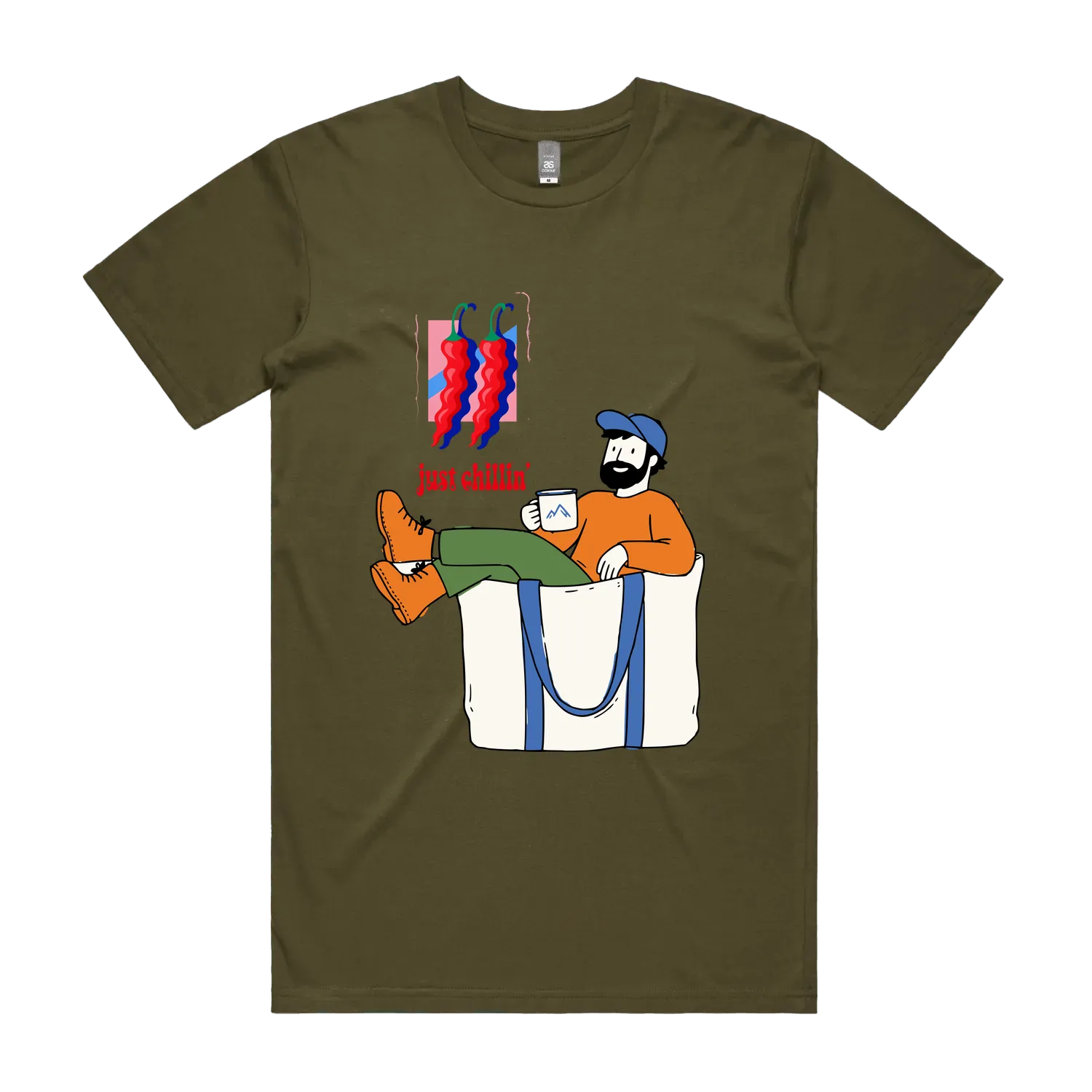 Mens Staple T-Shirt - Just Chillin