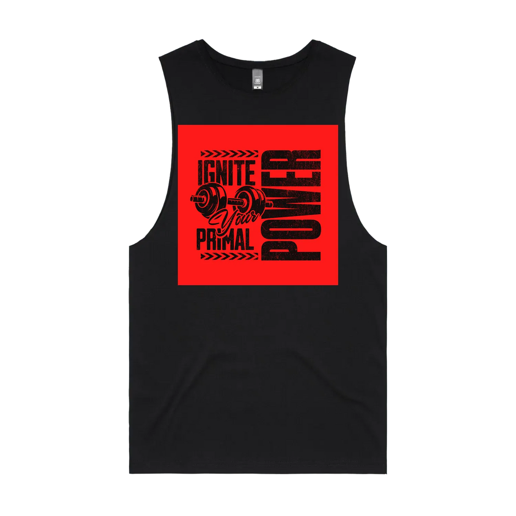 Black front flat lay
