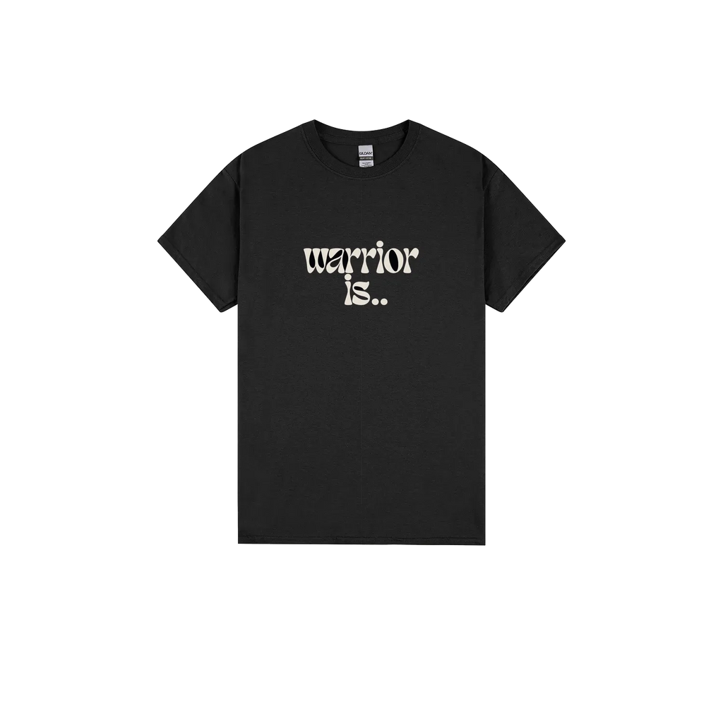 Black front flat lay