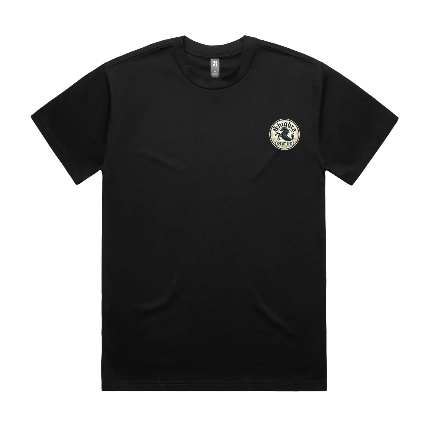 Men's Oversized Tee - Vintage Style 'Shighra' Chest Logo