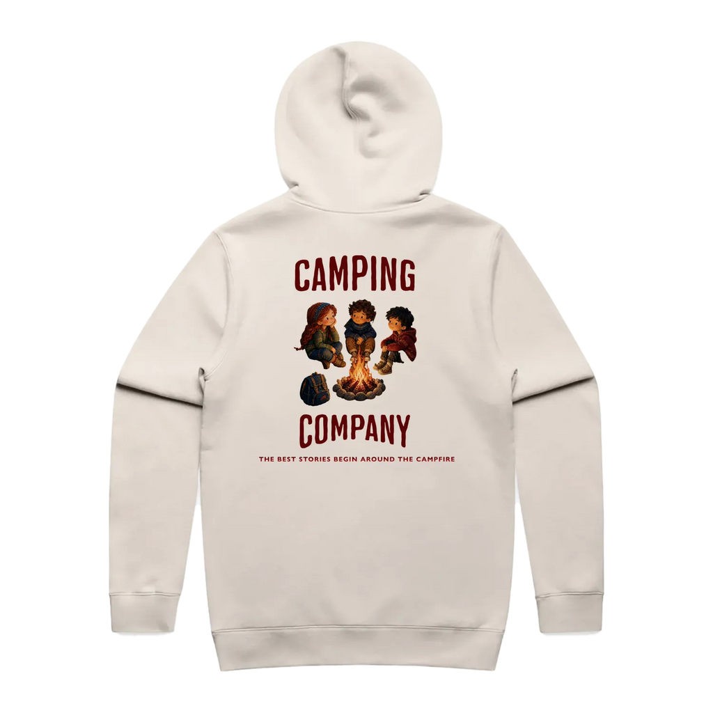 Men's Stencil Hoodie - Camping Edition