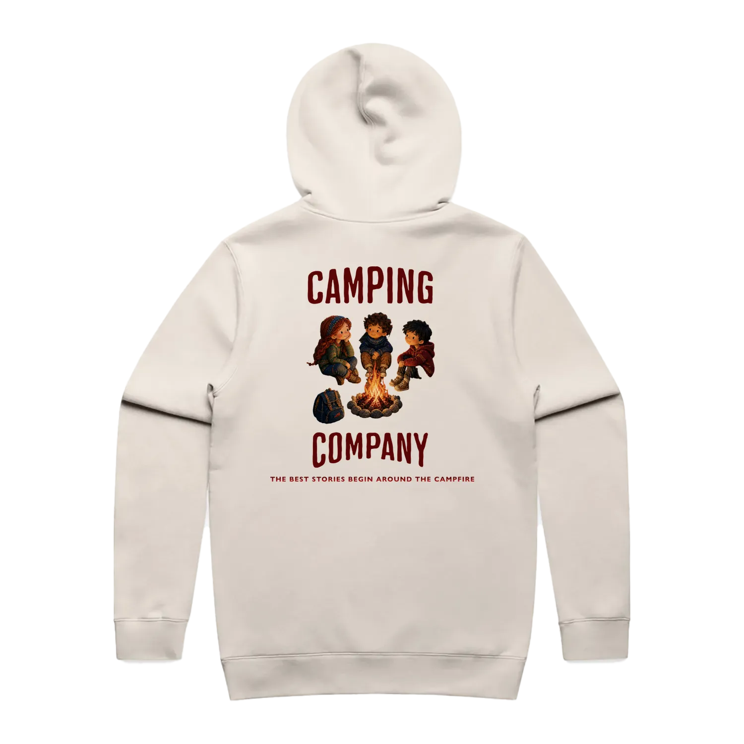 Men's Stencil Hoodie - Camping Edition