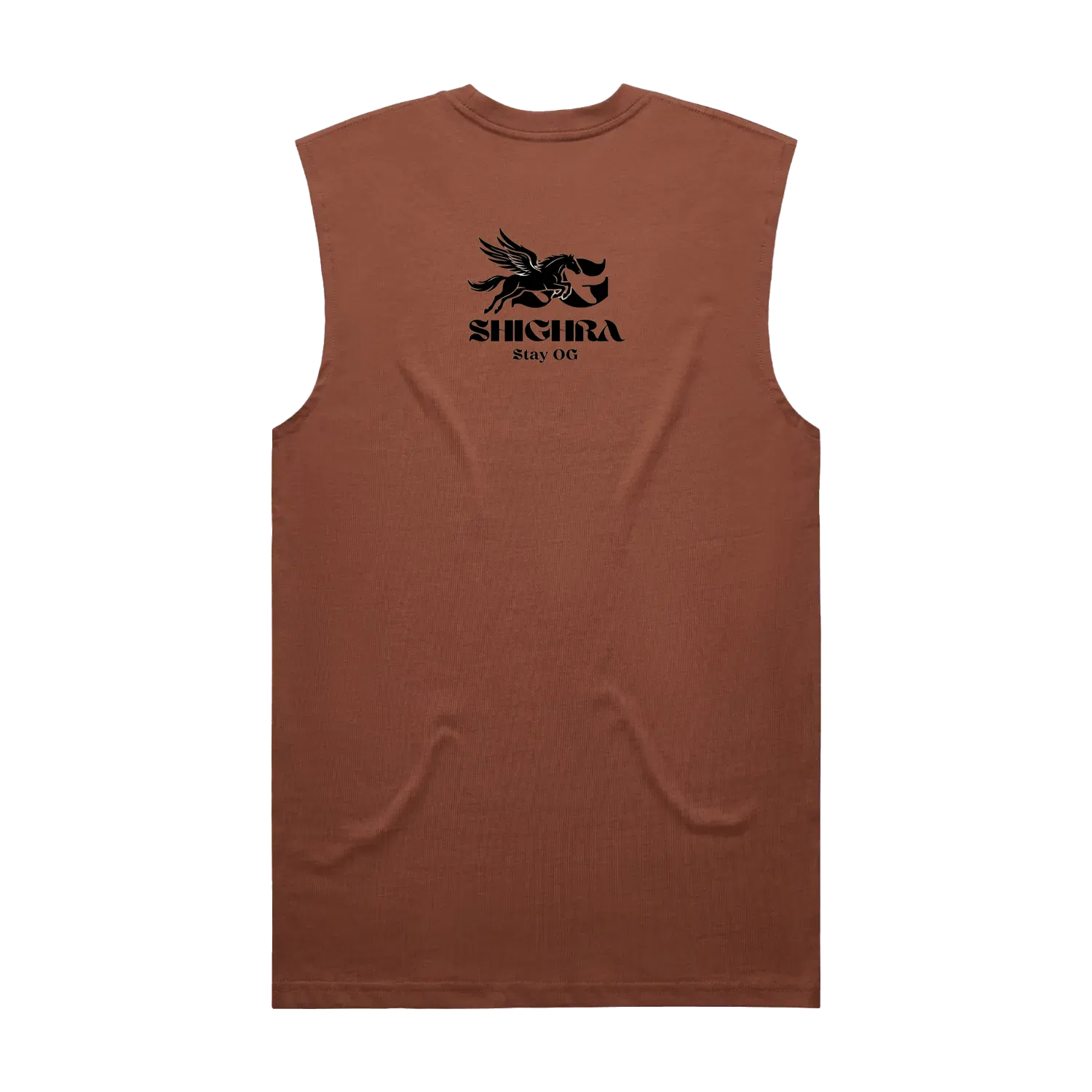 Clay back flat lay