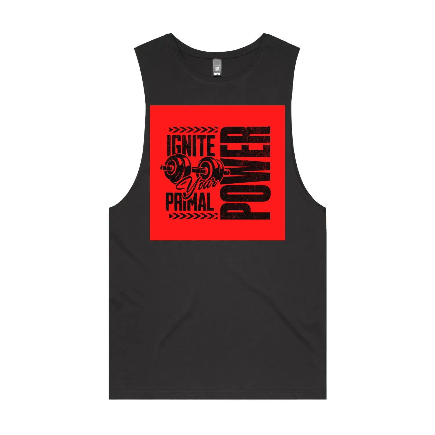 Coal front flat lay
