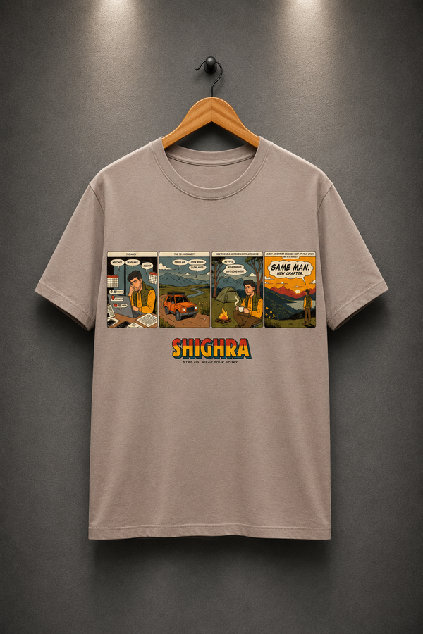 Camping - Oversize Faded Tee