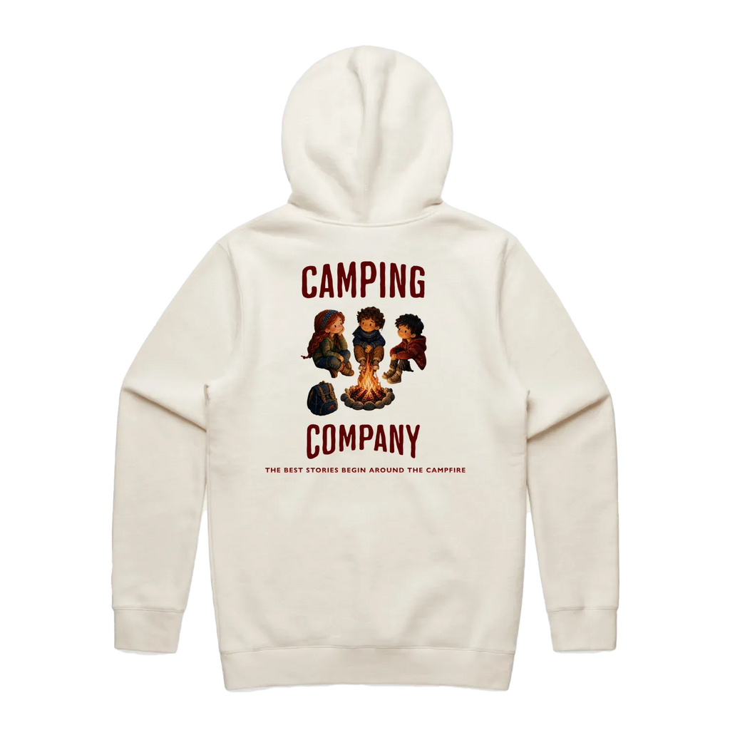 Men's Stencil Hoodie - Camping Edition