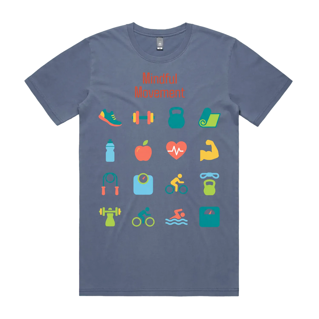 Faded Blue front flat lay