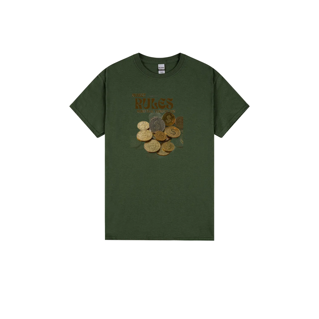 Forest Green front flat lay