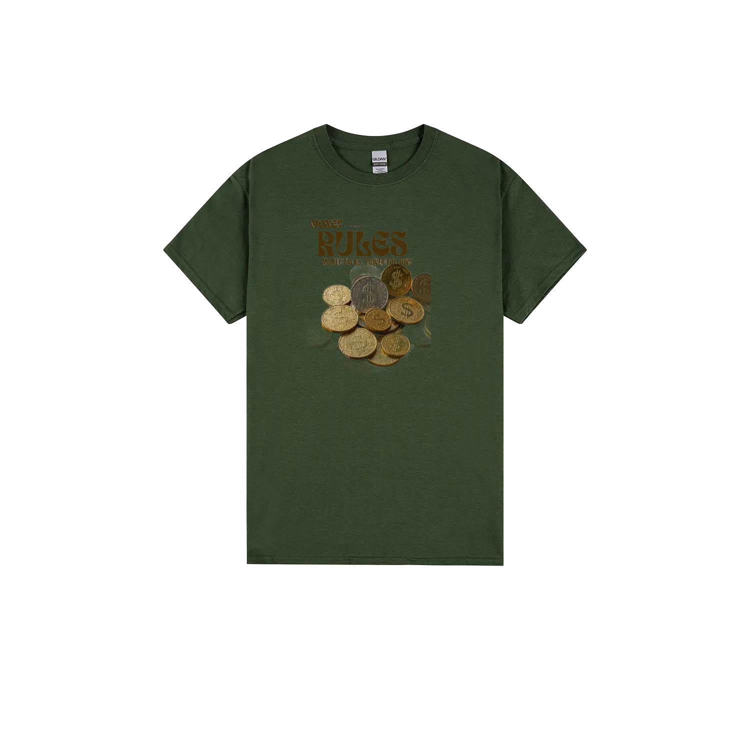 Forest Green front flat lay