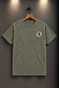 Mens Staple Stone Wash T-Shirt - 'Shighra' Chest Logo
