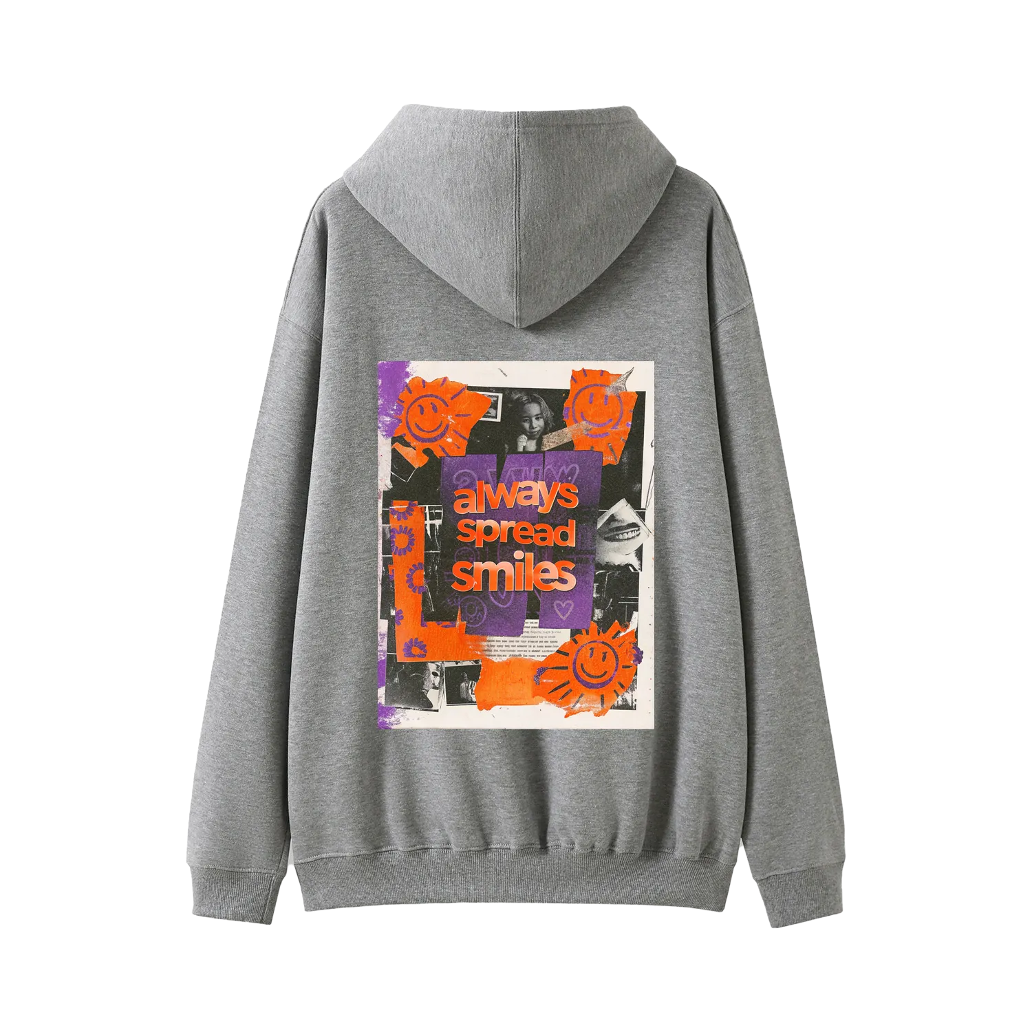 Kangaroo Pocket Hoodie - 'Always Spread Smiles'
