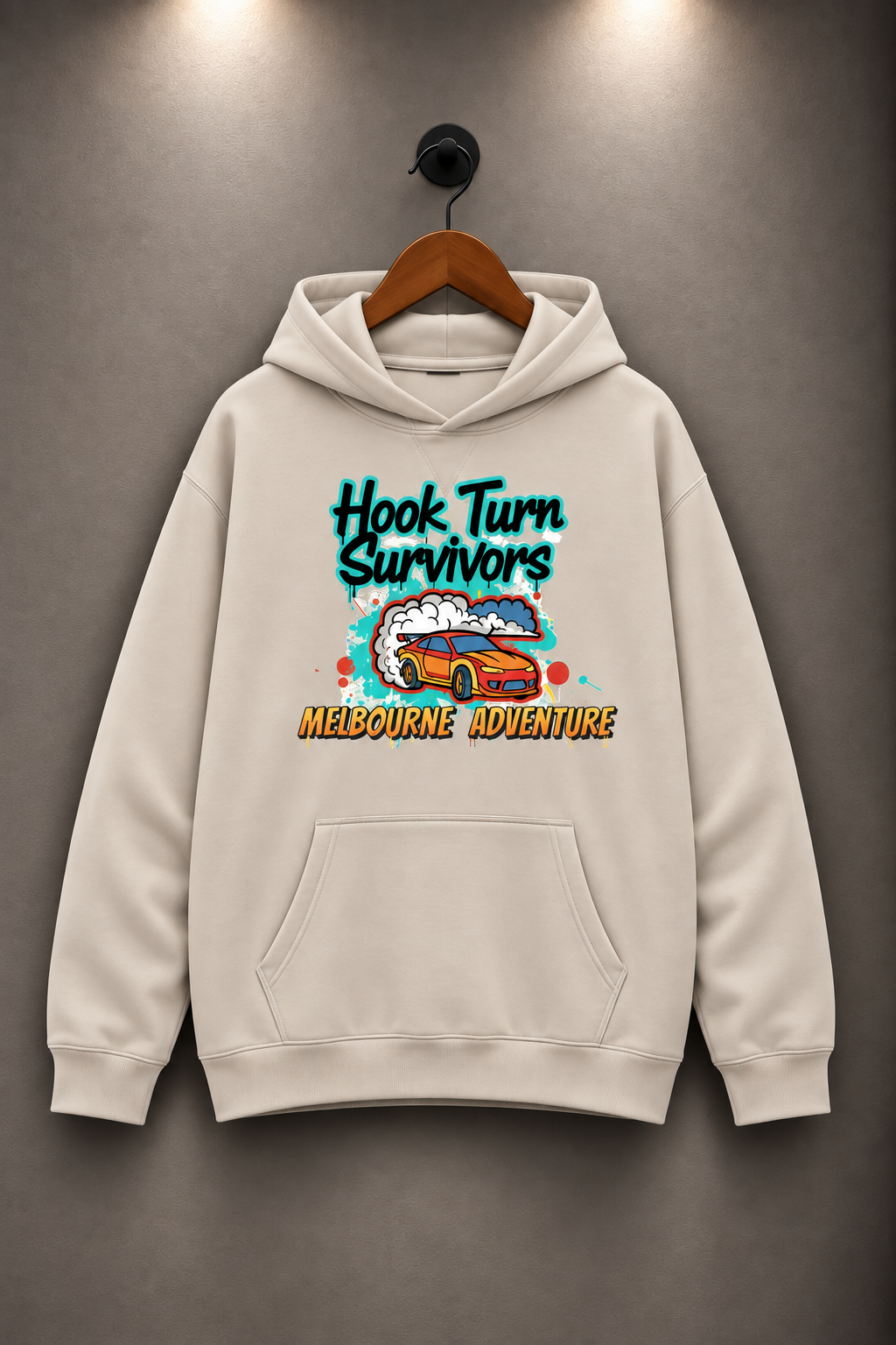 Hook Turn Survivors Hoodie – Melbourne Adventures