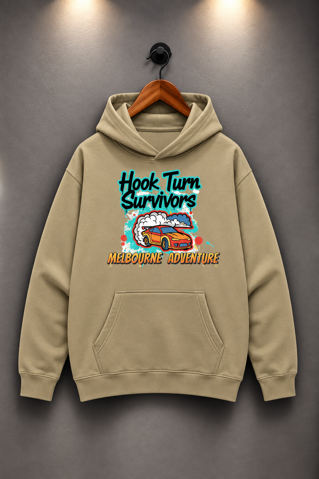 Hook Turn Survivors Hoodie – Melbourne Adventures