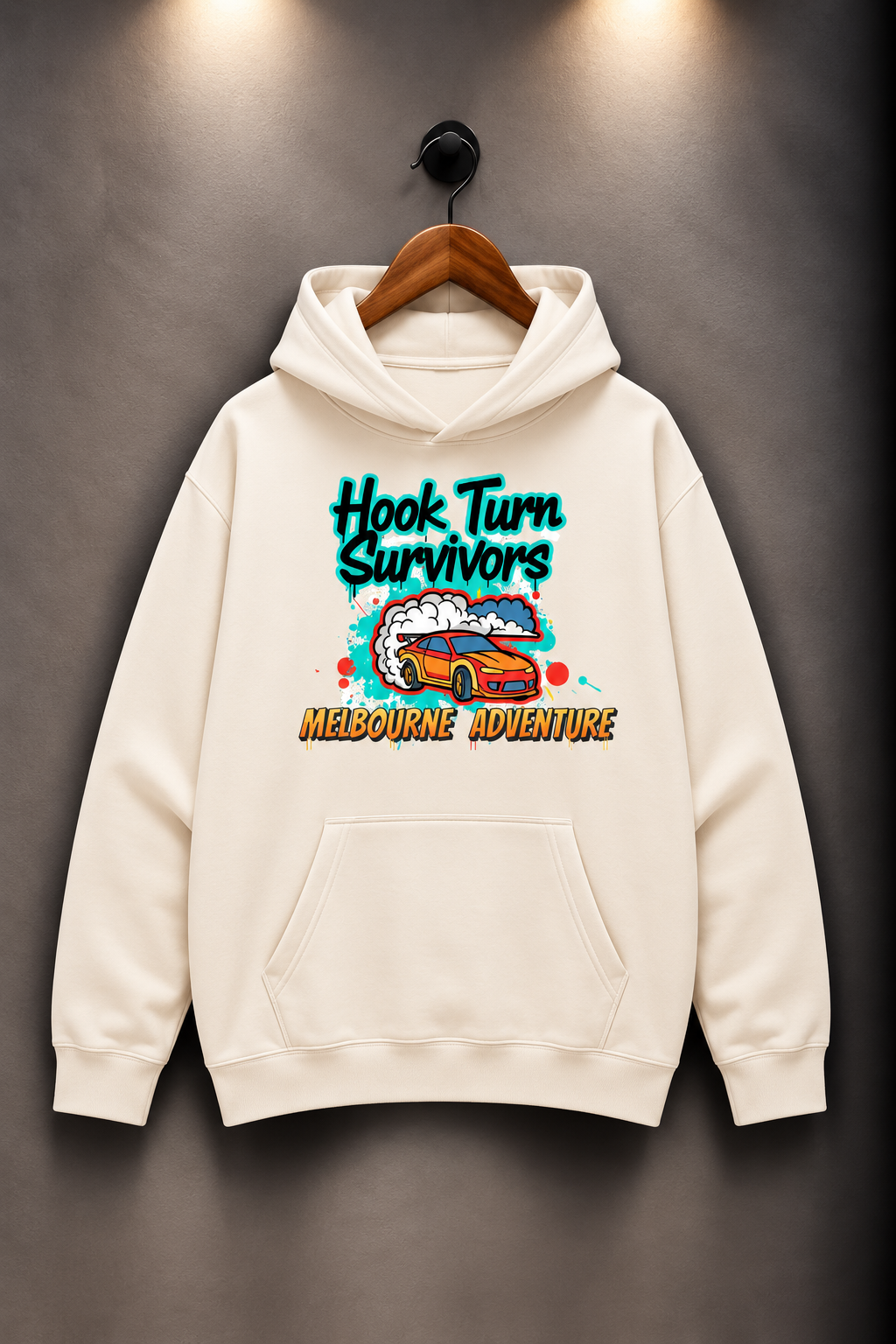Hook Turn Survivors Hoodie – Melbourne Adventures
