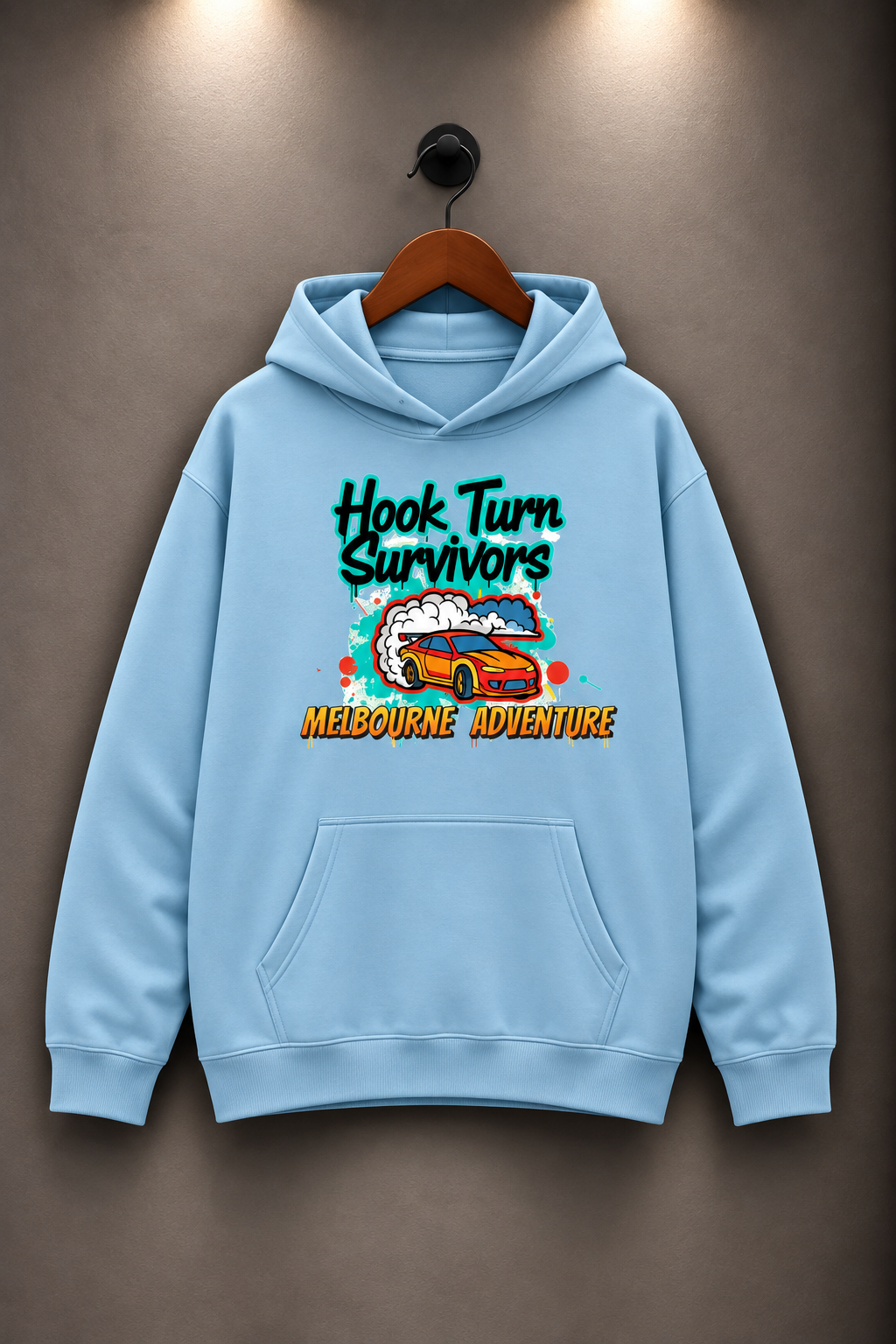 Hook Turn Survivors Hoodie – Melbourne Adventures