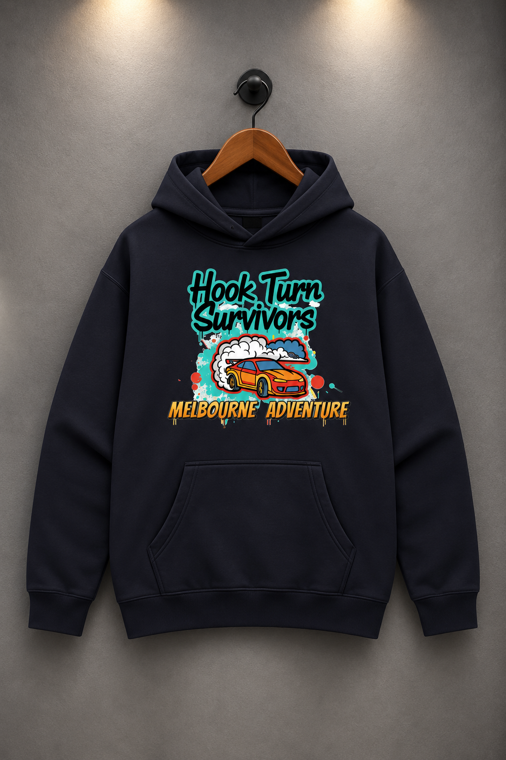 Hook Turn Survivors Hoodie – Melbourne Adventures