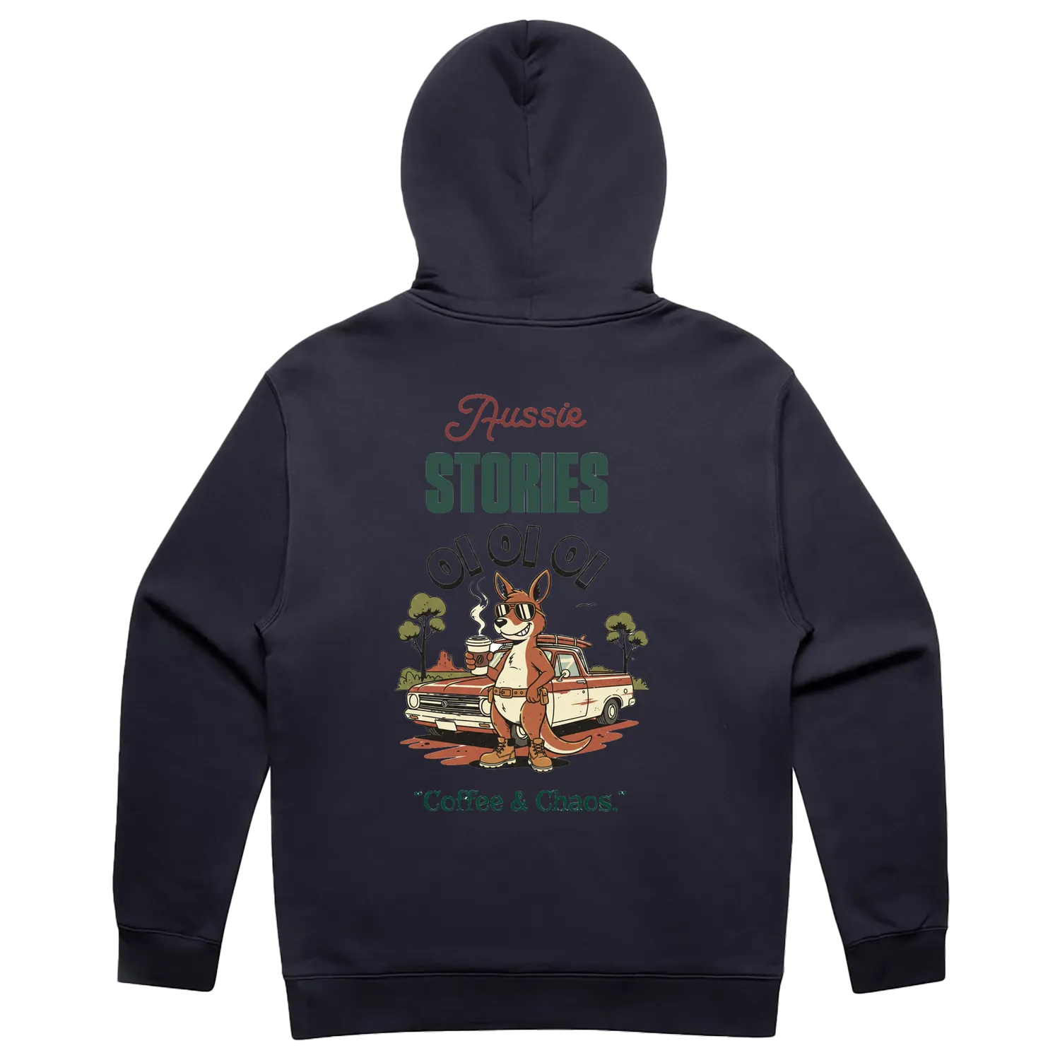 Mens Relax Hoodie - Oi Oi Oi