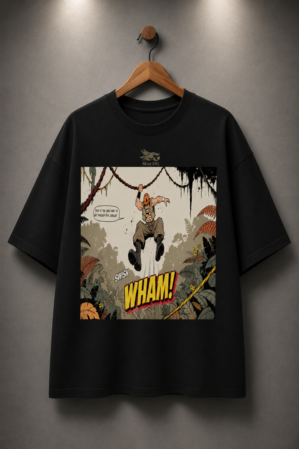 'Jungle Man' Anime - Oversize Tee
