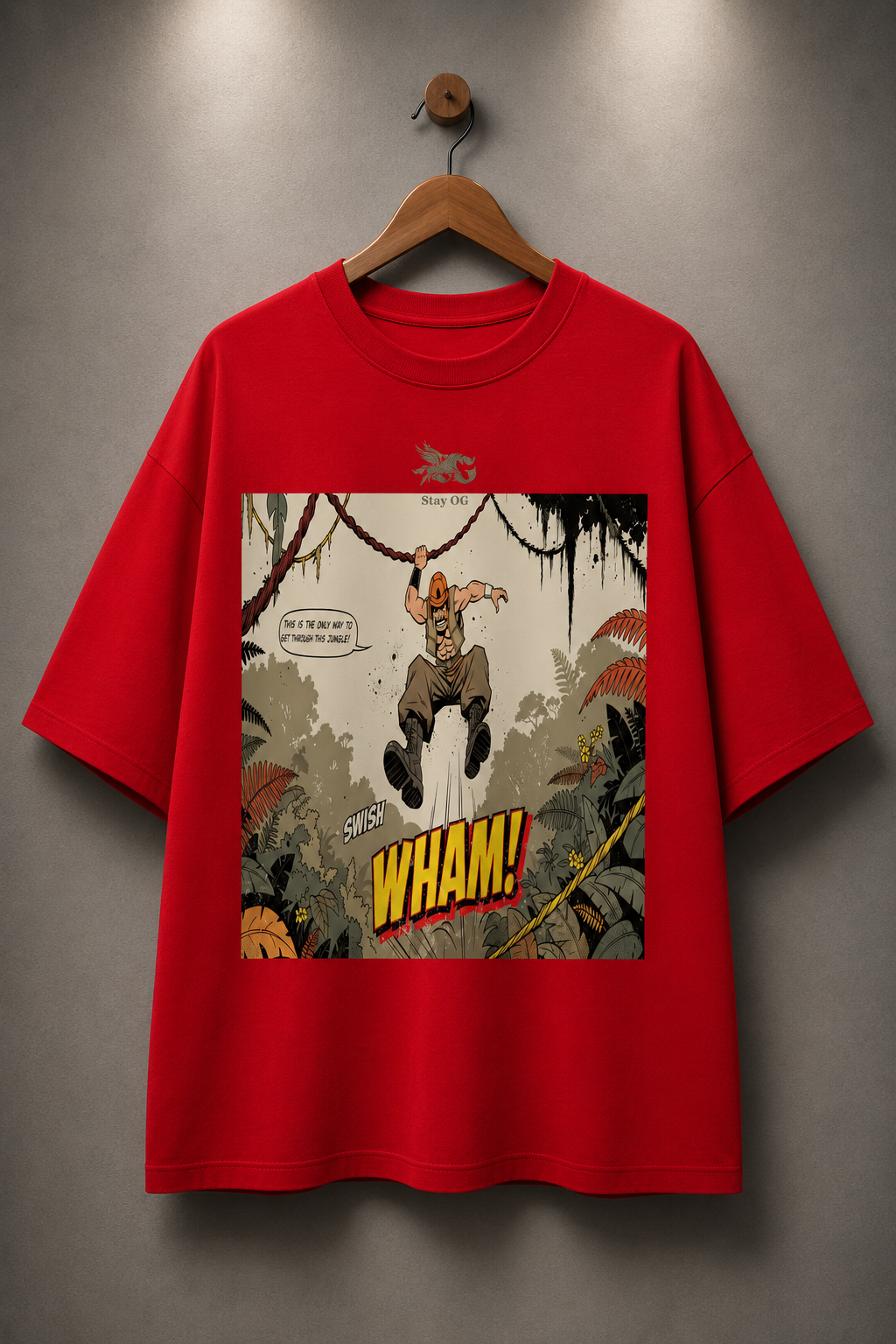 'Jungle Man' Anime - Oversize Tee