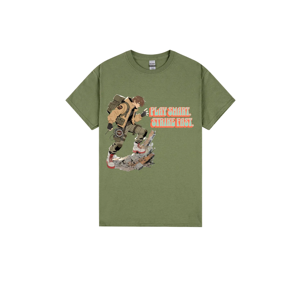 Military Green front flat lay