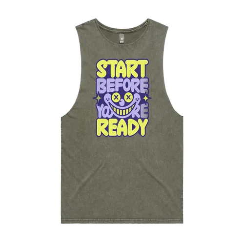 Stonewashed Muscle Tank