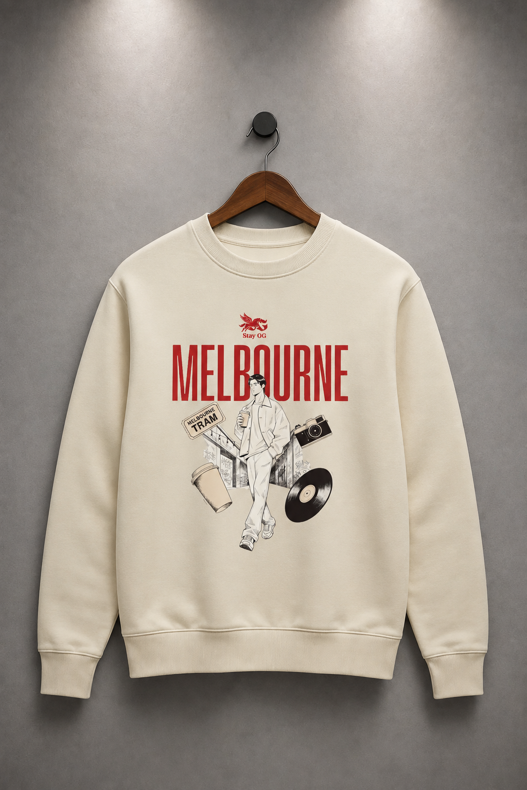 Melbourne Moments - Relax Crew Sweatshirt