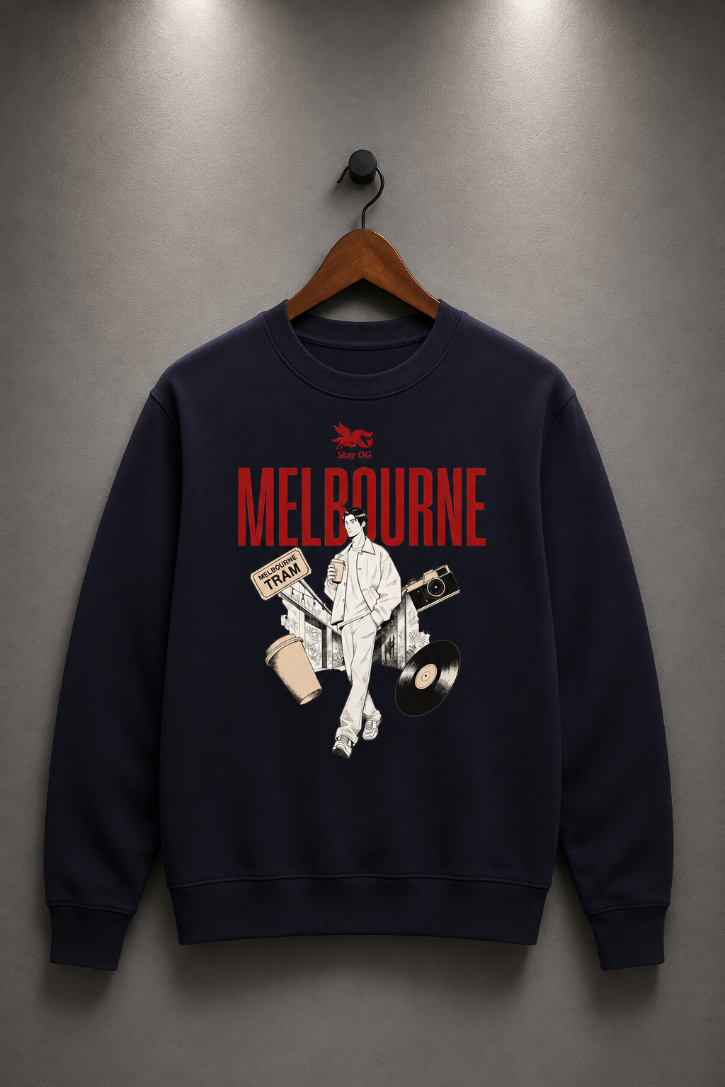 Melbourne Moments - Relax Crew Sweatshirt