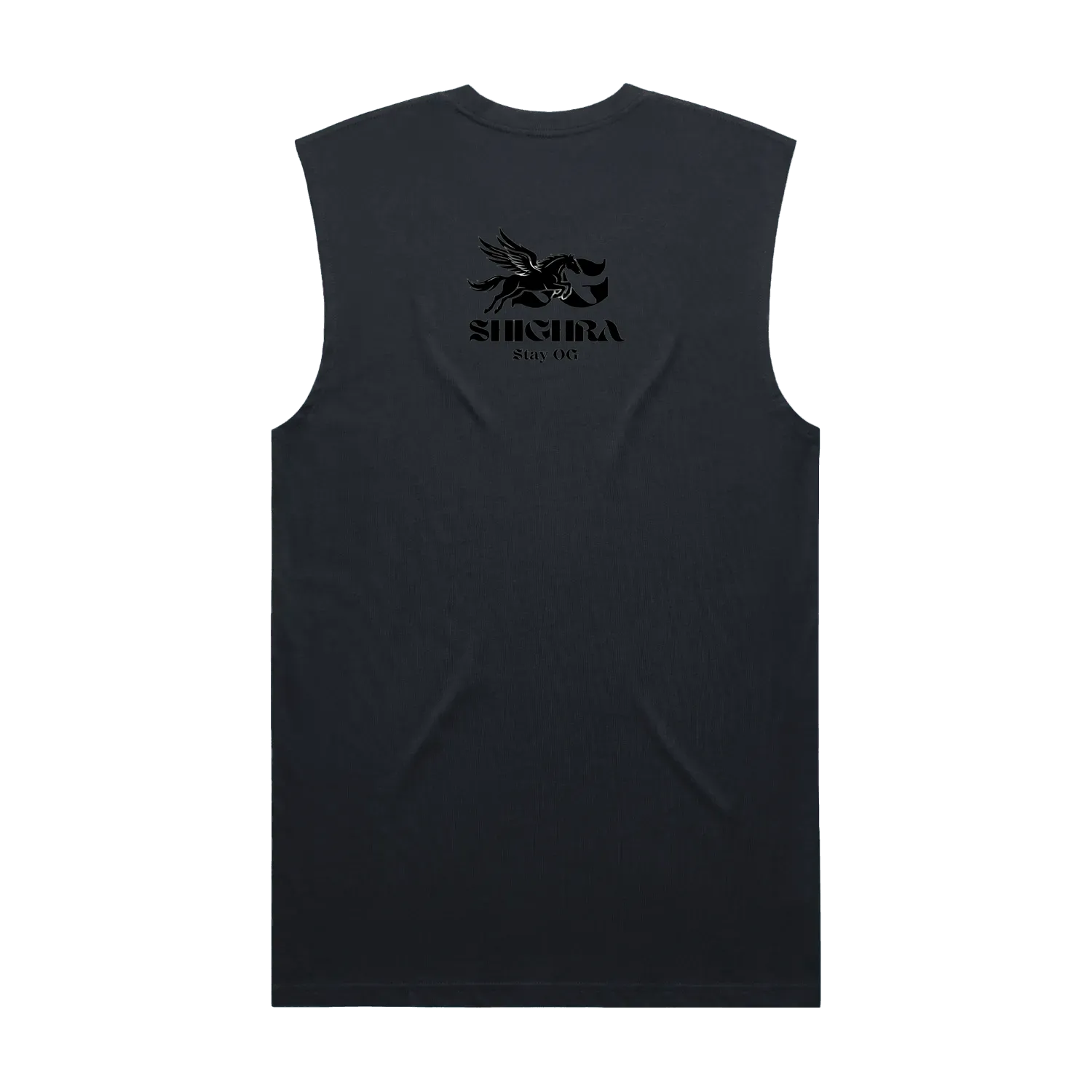 Navy back flat lay