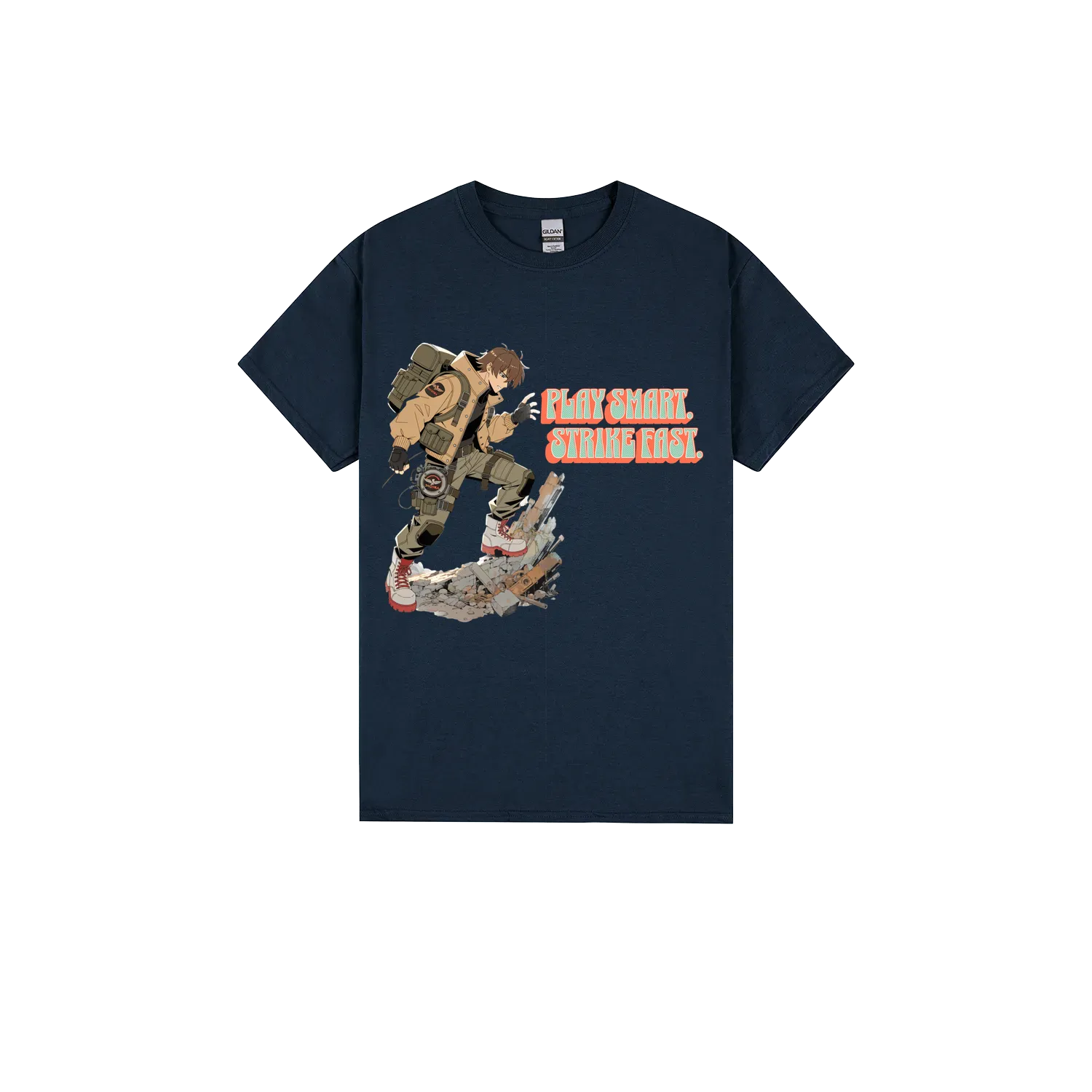 Navy front flat lay
