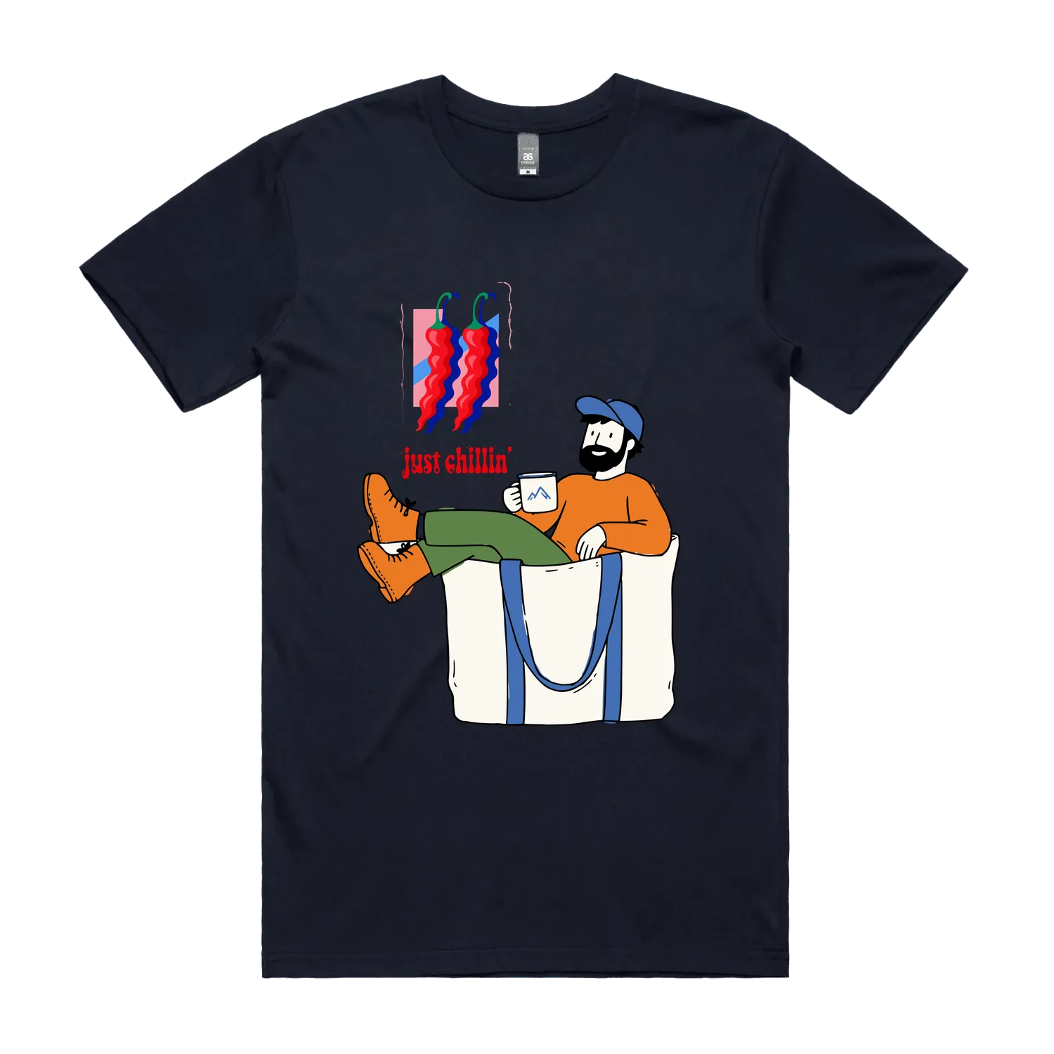 Mens Staple T-Shirt - Just Chillin
