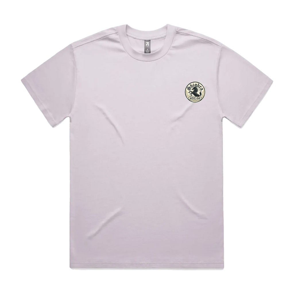 Men's Oversized Tee - Vintage Style 'Shighra' Chest Logo