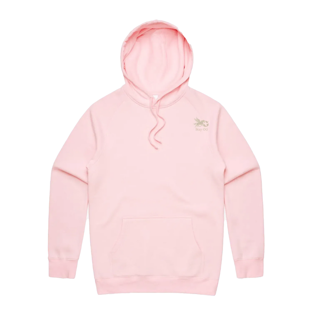 Pink front flat lay