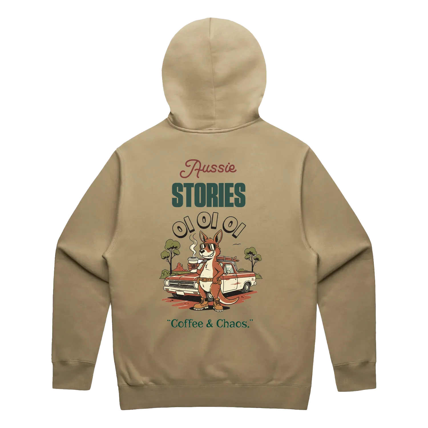 Mens Relax Hoodie - Oi Oi Oi