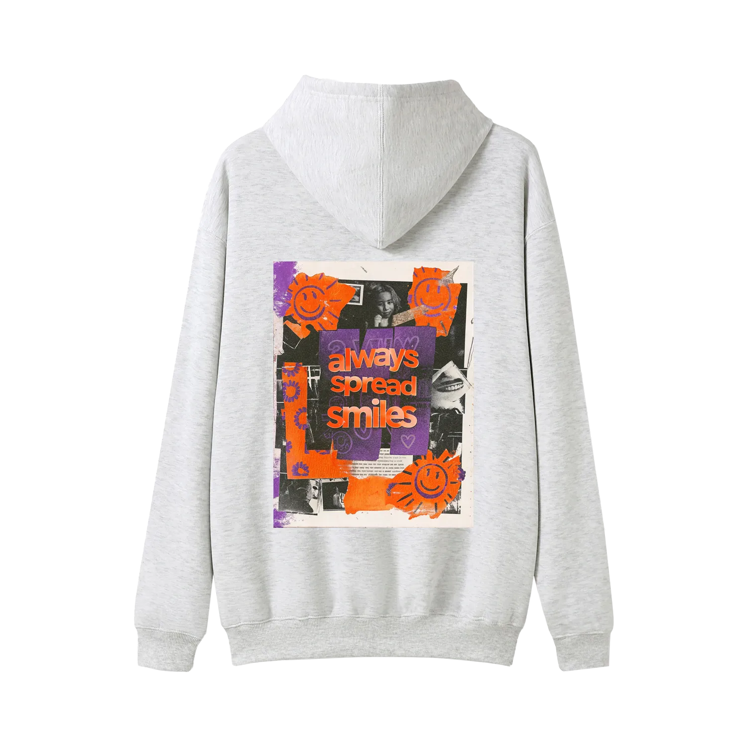 Kangaroo Pocket Hoodie - 'Always Spread Smiles'