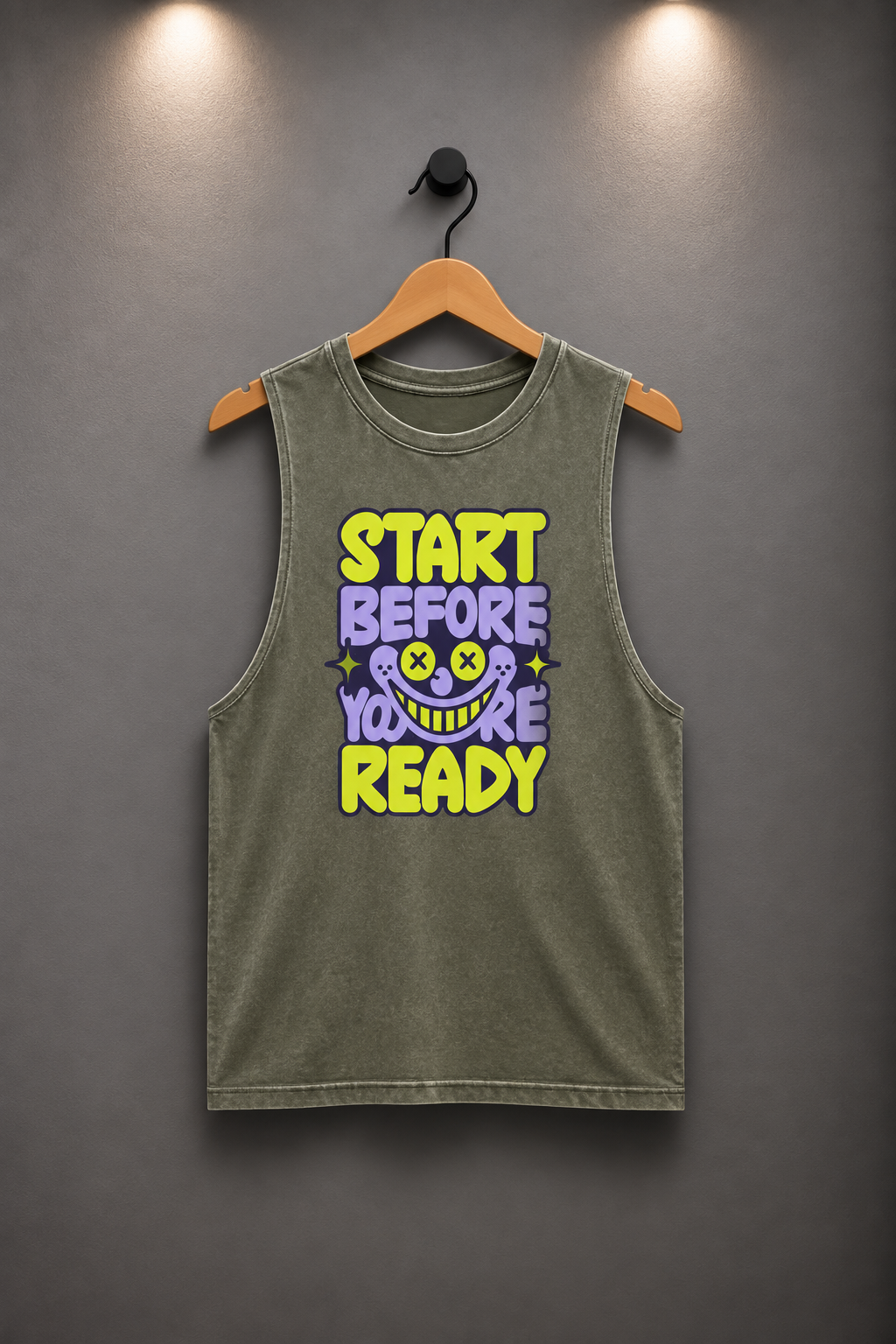 Stonewashed Muscle Tank