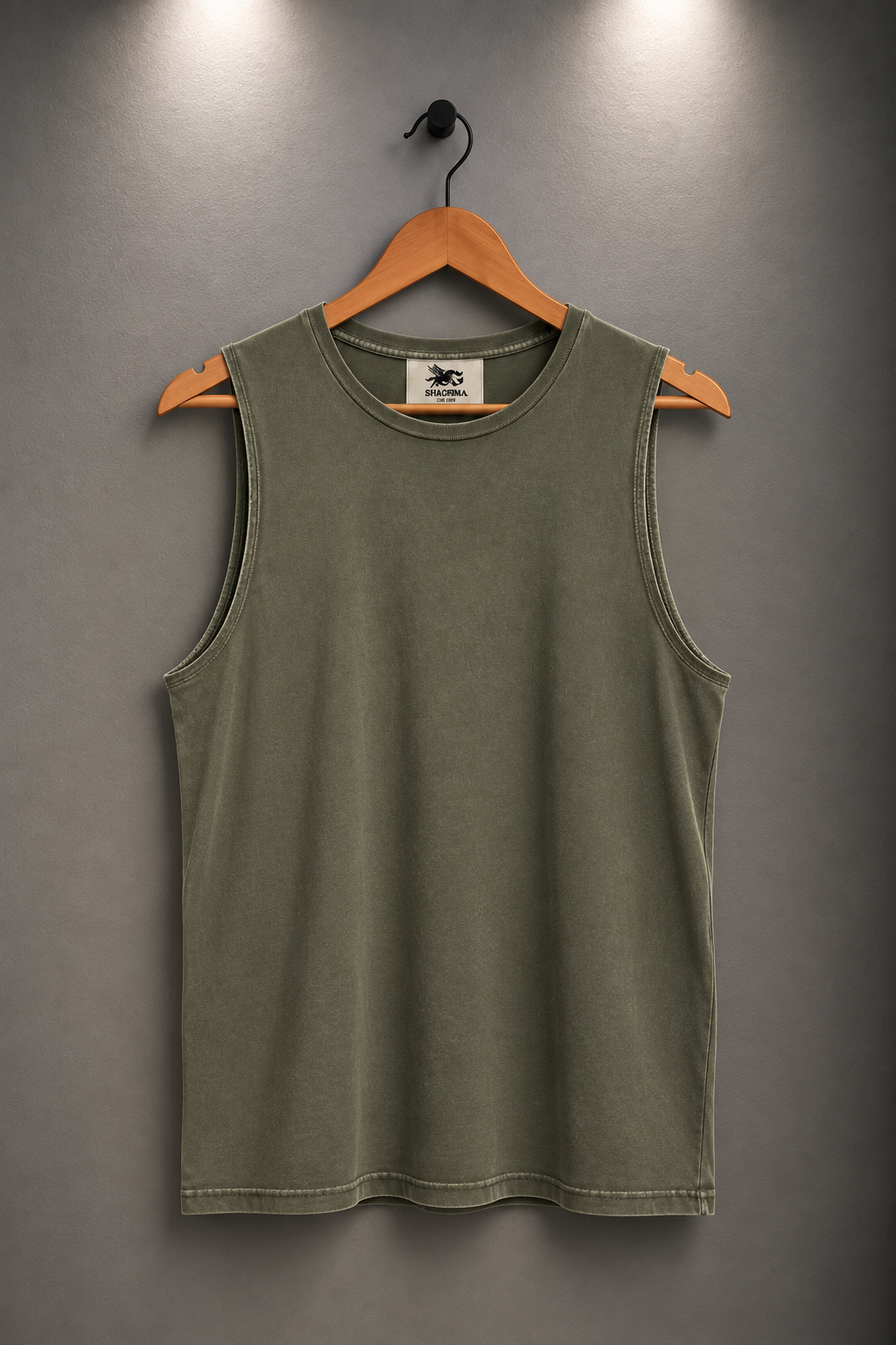 Mens Stone Wash Barnard Tank