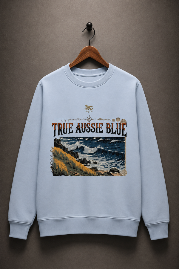 Coastal Vibes Jumper - True Aussie Blue