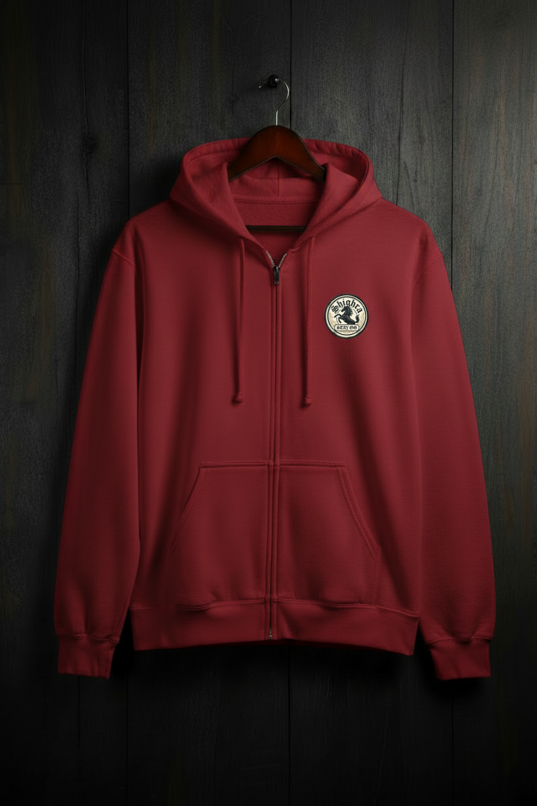 Vintage Shighra Logo - Zip Hoodie