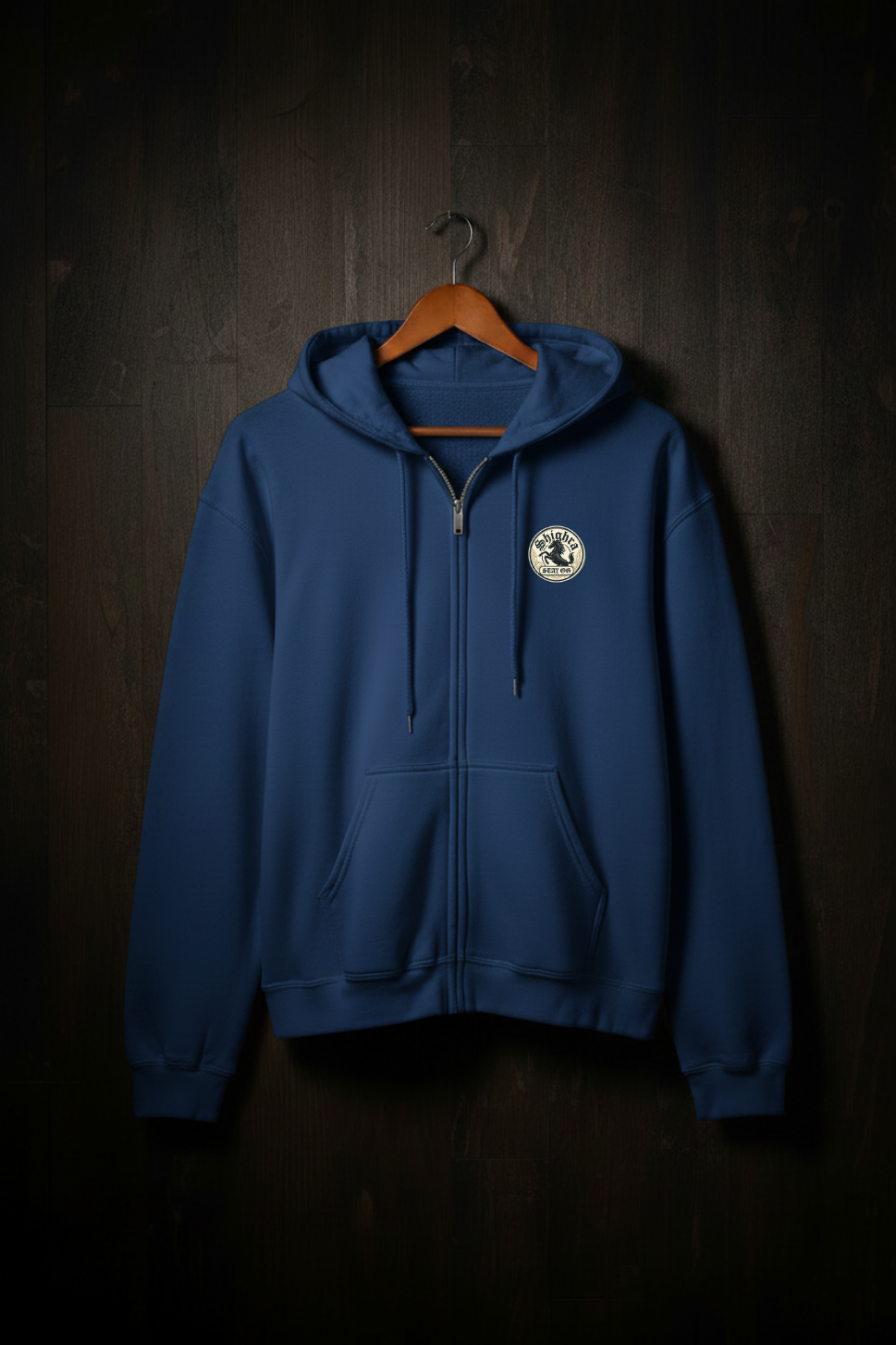 Vintage Shighra Logo - Zip Hoodie